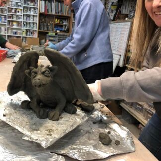 Pal Tiya full day sculpture workshop, gallery, The Shire Workshops, an oasis of creativity